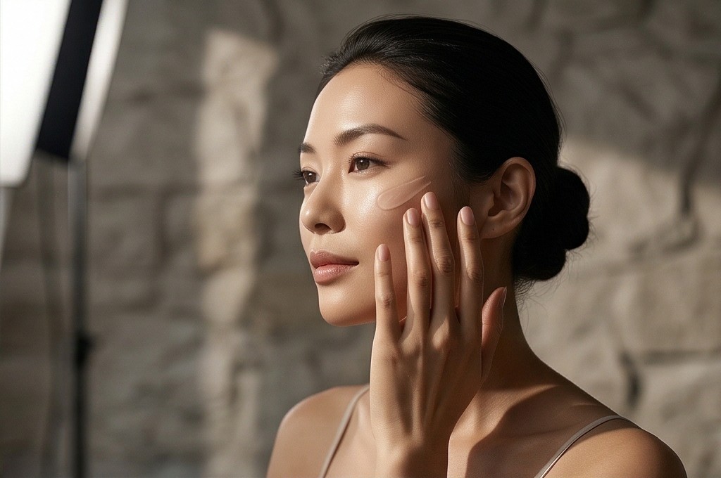피부 변화를 체감하는 부드러운 제형 도포