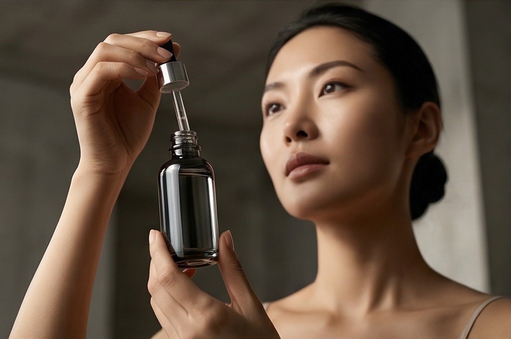 고농축 세럼의 전문적인 피부 과학 연구