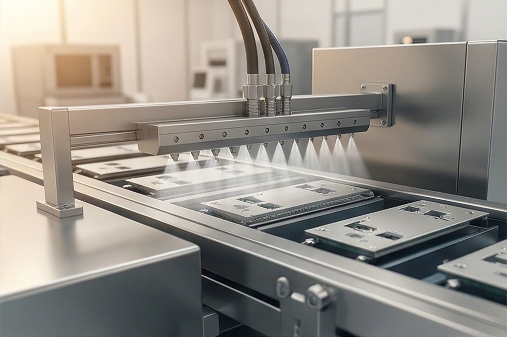 노즐을 통한 초정밀 세정