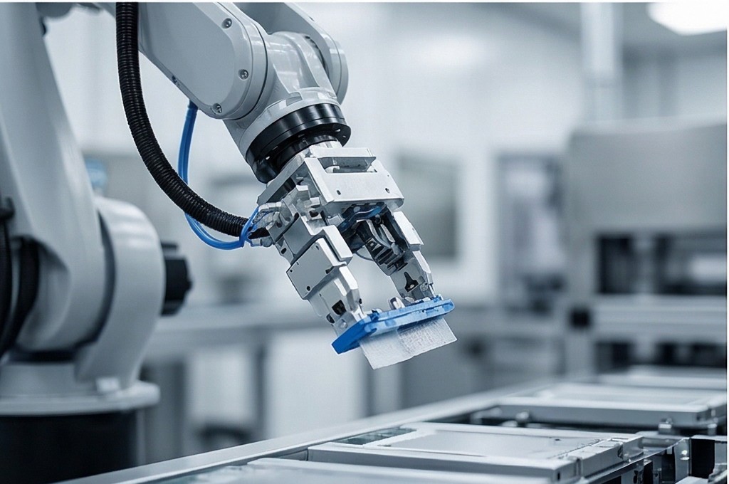 Precise Component Handling with Robotic Arms