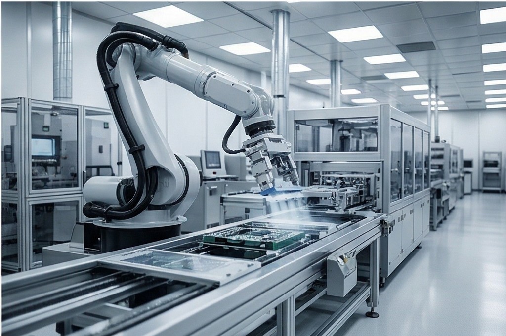 Advanced Precision Cleaning by Robotic Arms