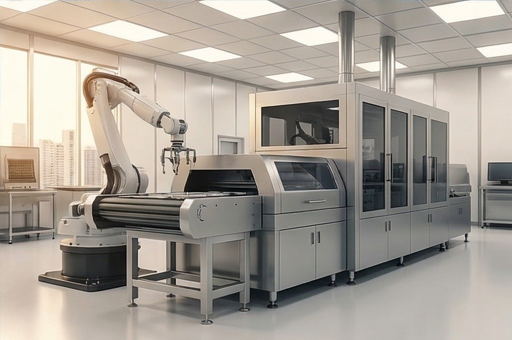 도시와 조화된 첨단 생산 라인