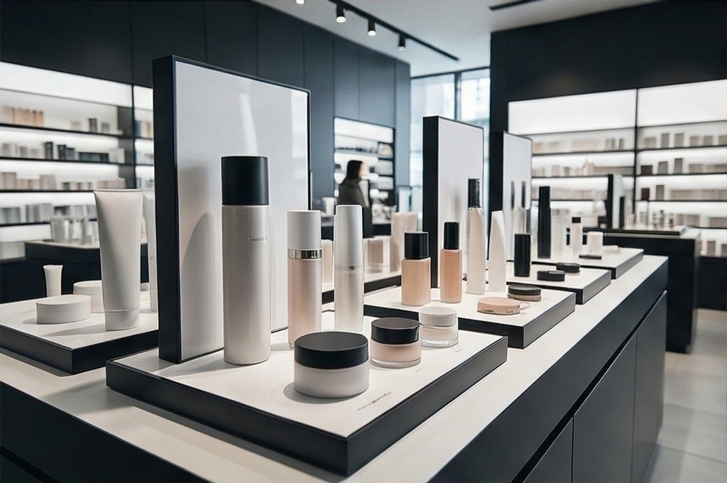 세련된 제품 디스플레이