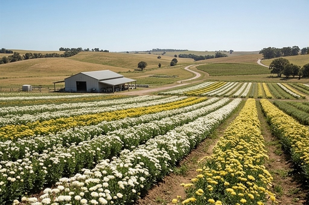 평화로운 농장 풍경
