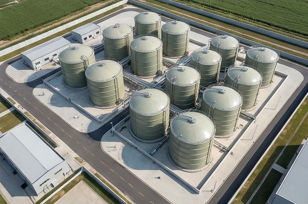 대규모 탈취 시설 전경