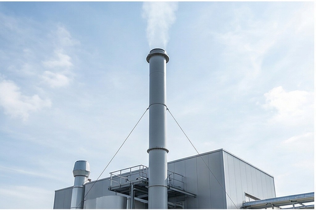 정화 후 깨끗한 증기