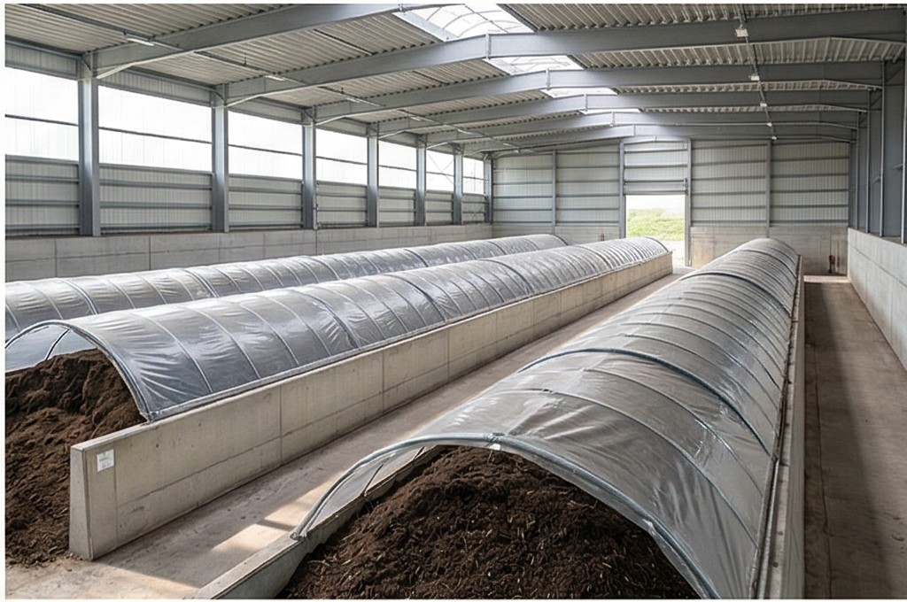 실내 퇴비화 공정 현장