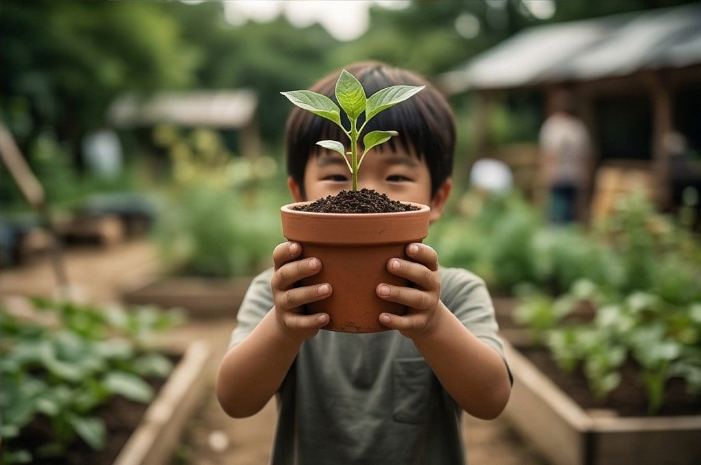 직접 심은 화분 자랑