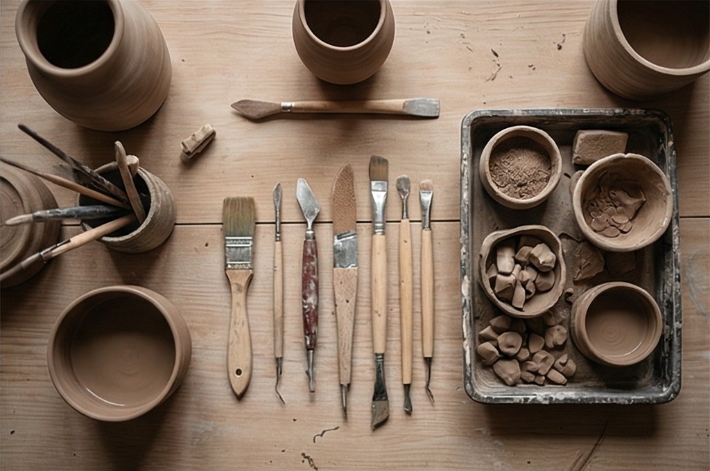 정교한 도자기 제작 도구