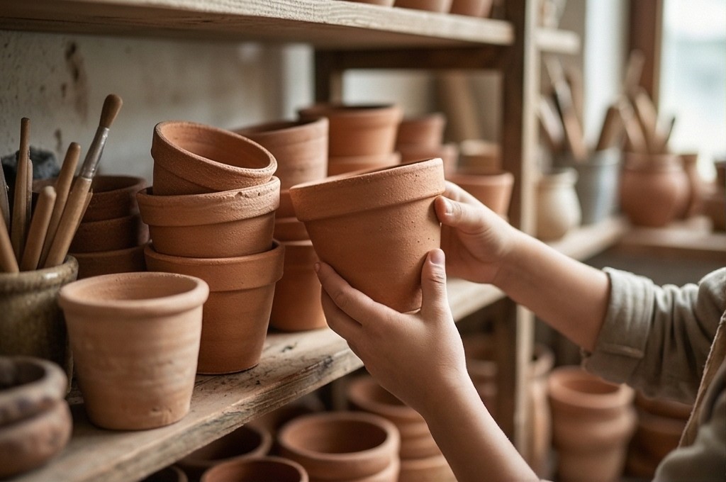 정돈된 가드닝 도구