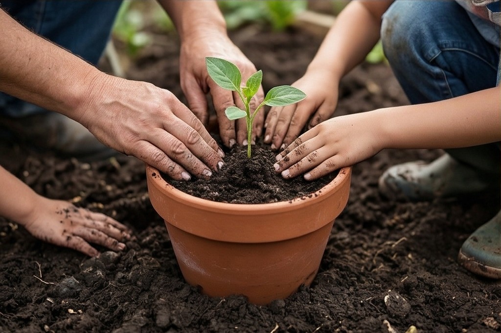아이와 어른이 함께 심는 식물