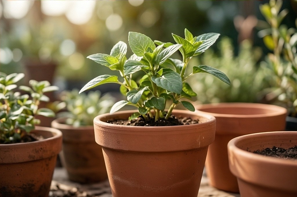 싱그러운 초록 잎사귀