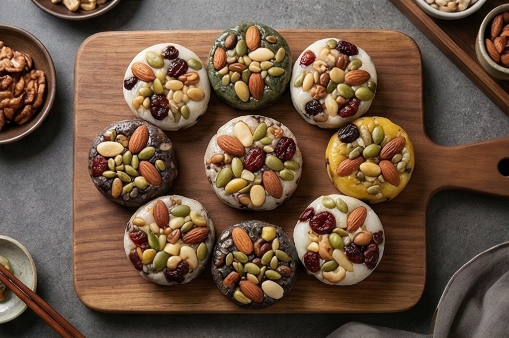 영양 가득 유기농 영양떡