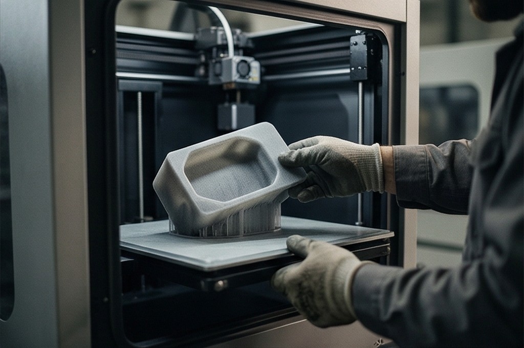 3D 프린터 PA12 부품 출력