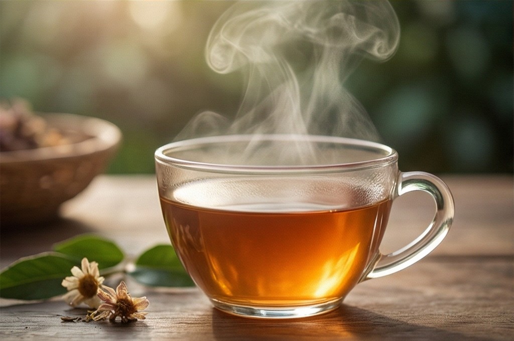 깊은 풍미의 꽃차