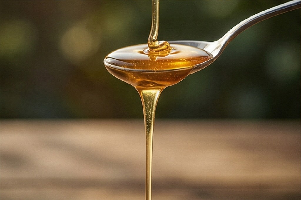 맑고 진한 꿀의 점성