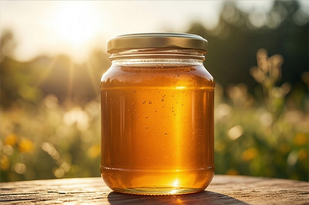 황금빛 프리미엄 꿀병