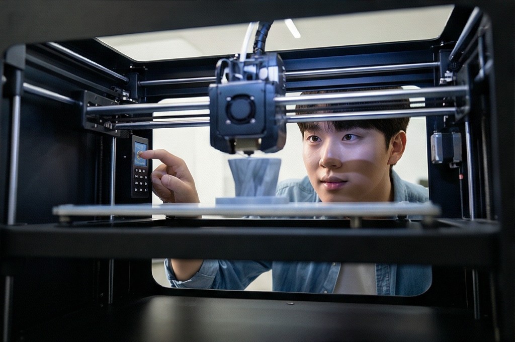 3D 프린터 작동에 몰입
