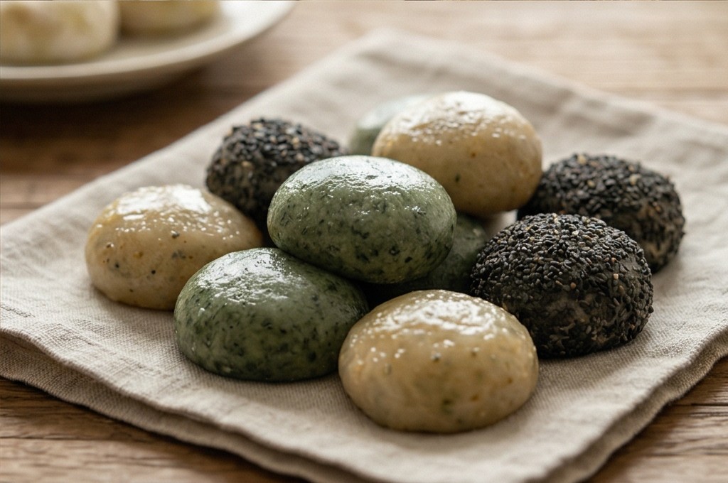 소박하고 단아한 모시떡