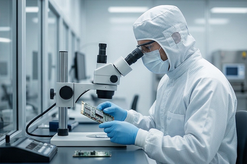 Final Inspection of Dried Parts