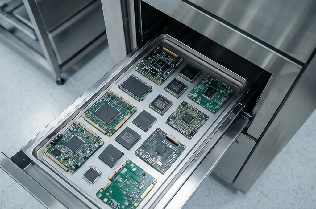 Pre-drying precision parts