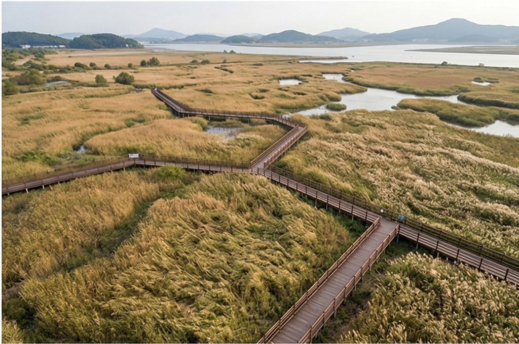 신성리 갈대밭 풍경