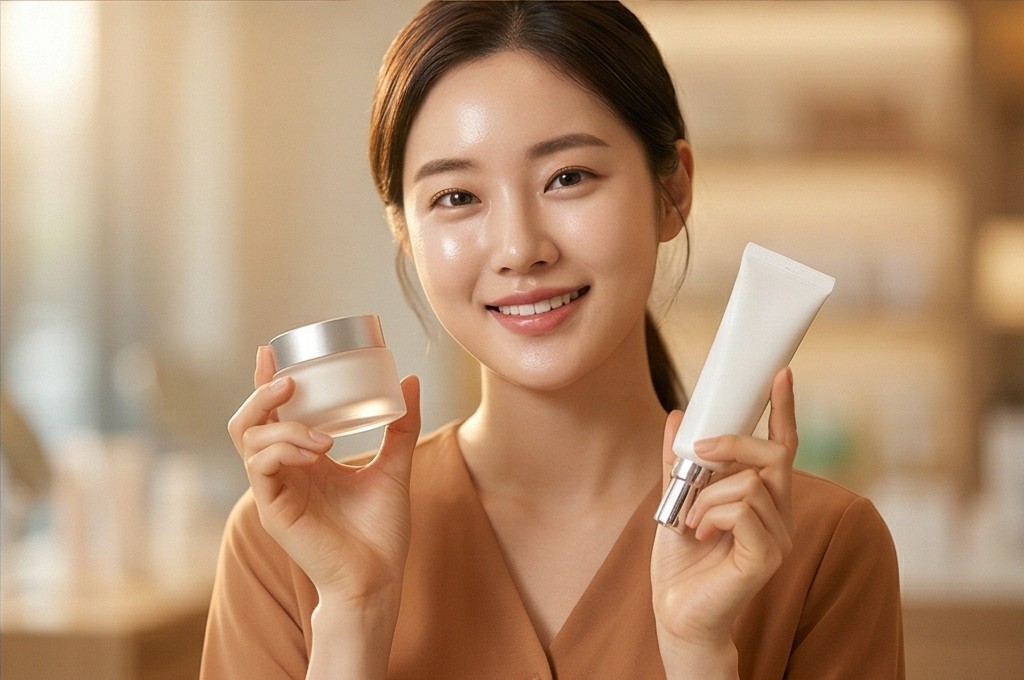 여신콜라겐크림 세트와 자신감