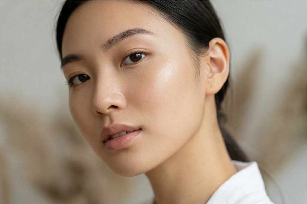 빛나는 매끄러운 피부