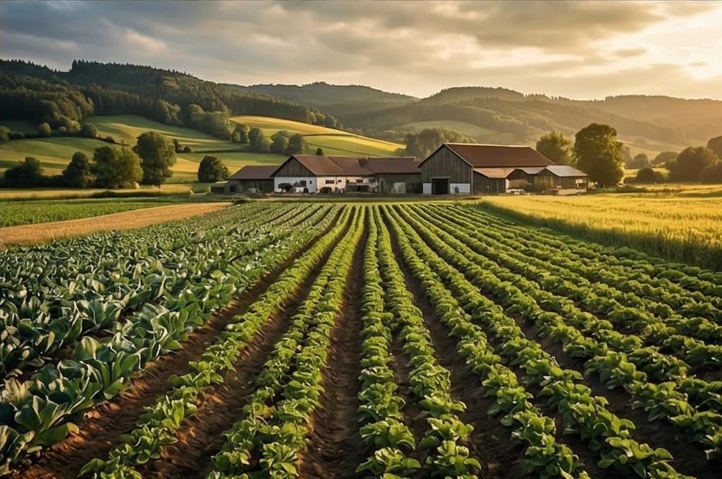 건강한 농토의 채소