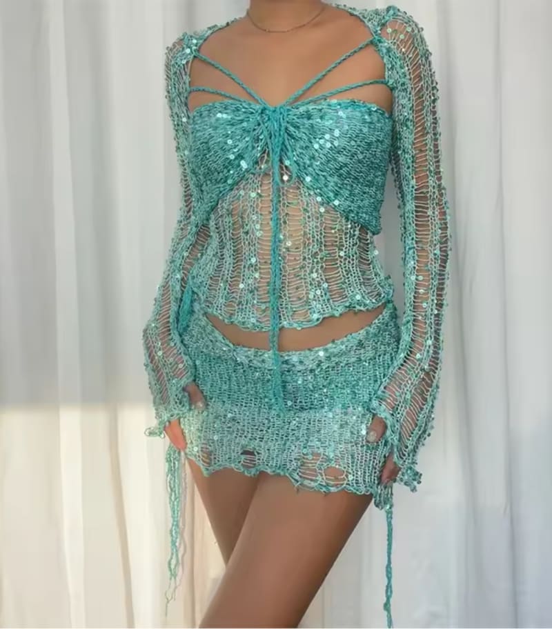 Crystal Butterfly Dress