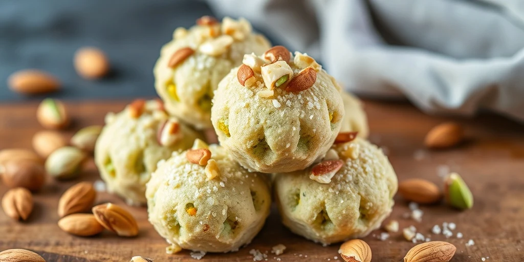 Foto de Trufas Keto de Pistacho y Almendra