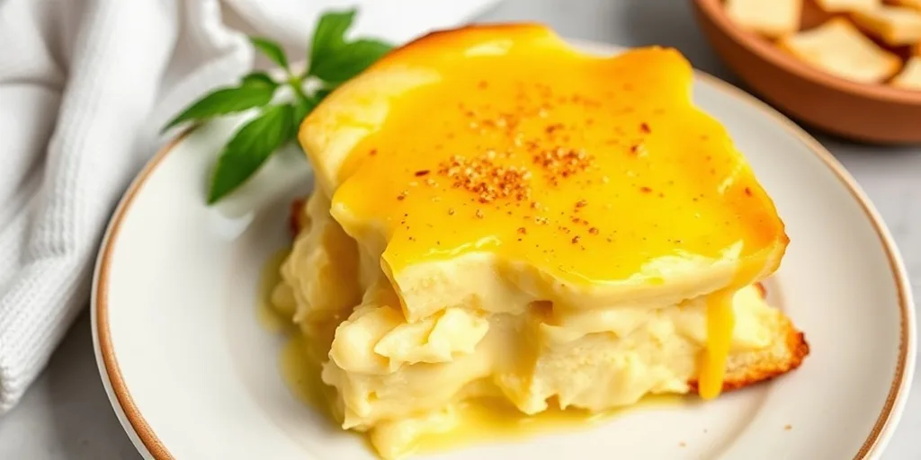 Foto de Pudín Keto de Almendra con Pan Keto Tostado
