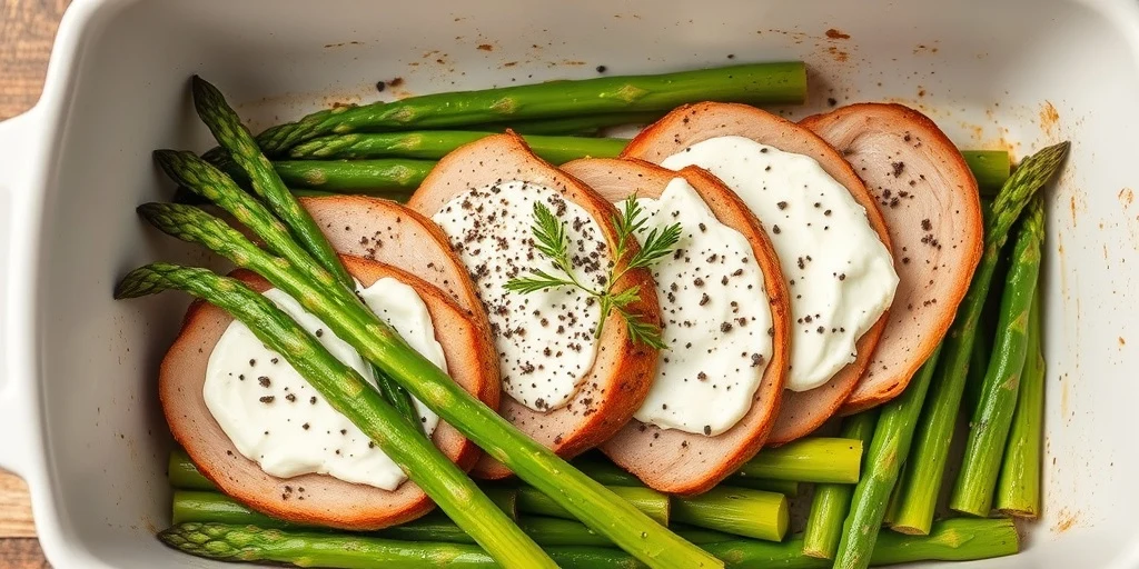 Foto de Lomo Keto con Espárragos