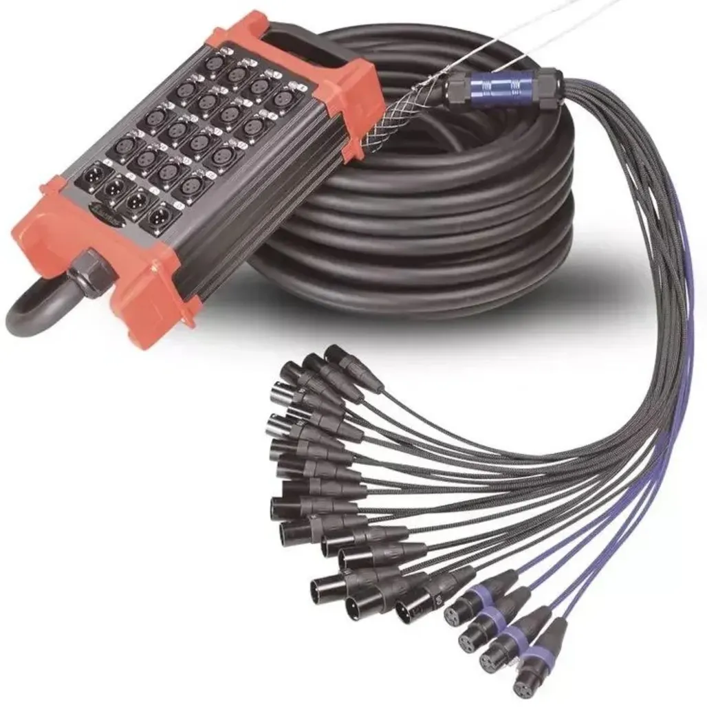 BNK 12CH 30M Audio Snake Cable BNK Color-Coded and Numbered for easy patching Heavy-Duty Cold-Rolled Steel main view audio equipment Kenya