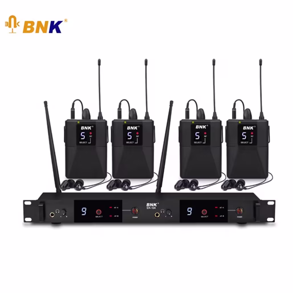 BNK ER-104 Professional In-Ear Monitor System BNK 4-Channel Wireless In-Ear Monitoring main view audio equipment Kenya
