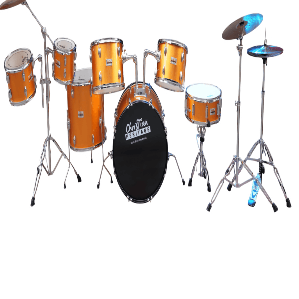 Christian Heritage 7-Piece Professional Drum Set CHRISTIAN HERITAGE Select Poplar / Birch main view audio equipment Kenya