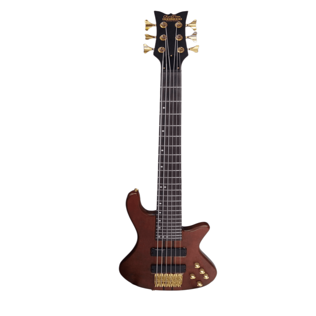 Christian Heritage Active 6-String Bass Guitar (Gold Knobs) CHRISTIAN HERITAGE Brilliant Gold-Plated Maple with Rosewood Fretboard main view audio equipment Kenya