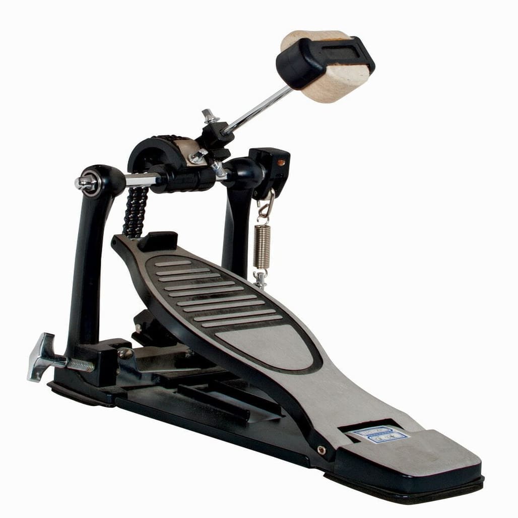 Copper and Tin Single Kick Drum Pedal COPPER AND TIN Black and Polished Chrome Professional Dual-Surface Felt Beater main view audio equipment Kenya