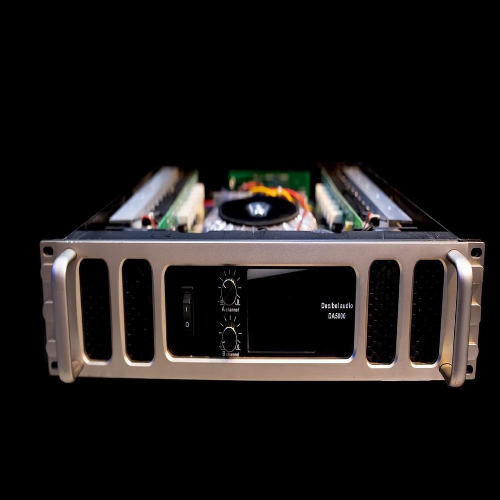Decibel Audio DA 5000 Power Amplifier DECIBEL Standard 2U Professional Rack-Mount main view audio equipment Kenya