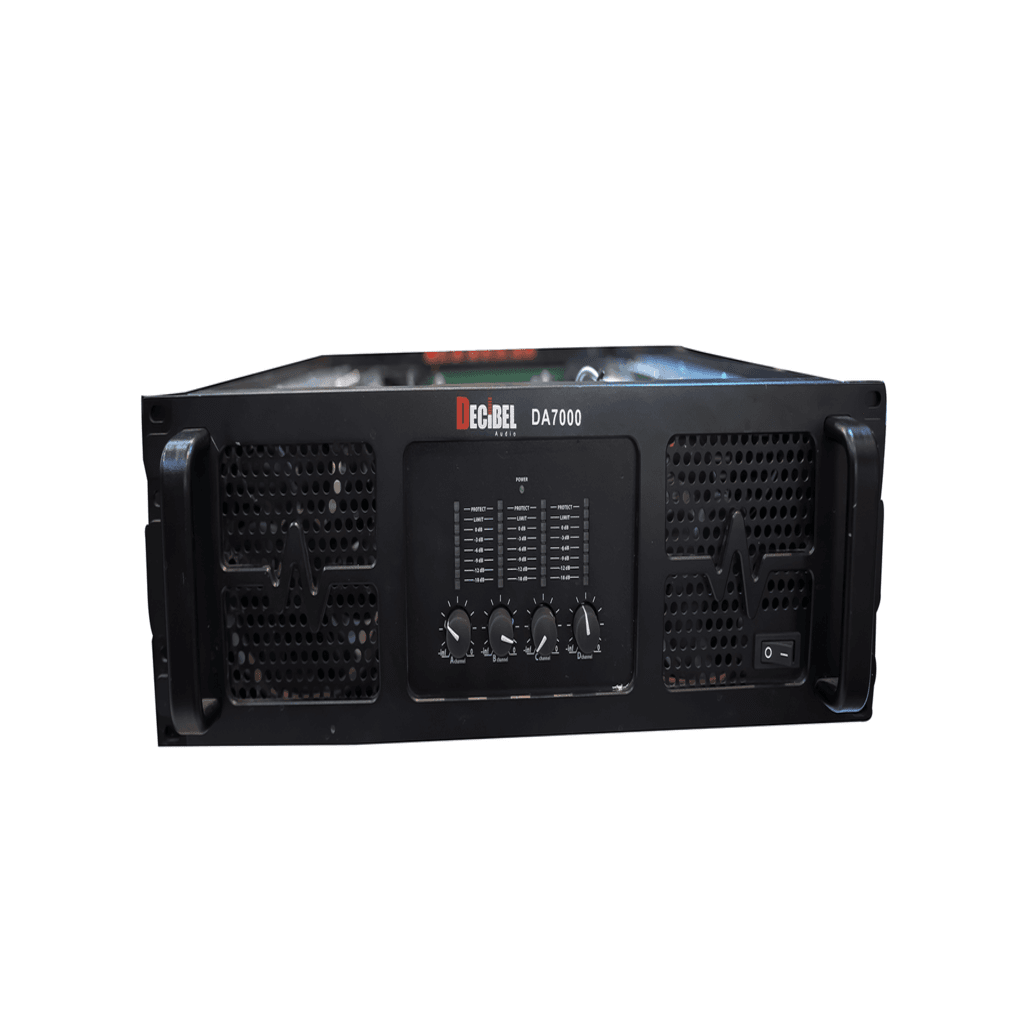 Decibel Audio DA 7000 Professional Power Amplifier DECIBEL main view audio equipment Kenya