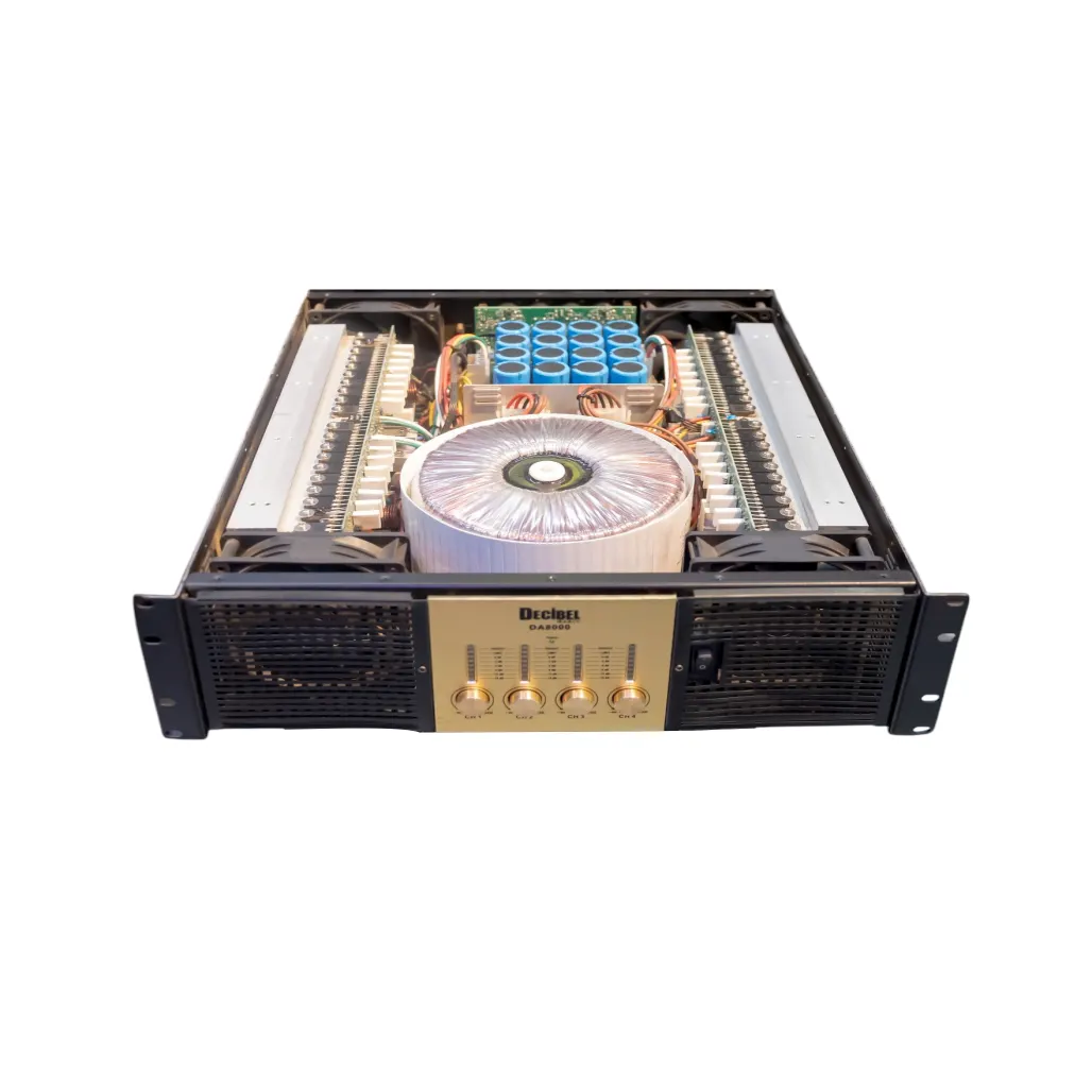 Decibel Audio DA 8000 High-Output Amplifier DECIBEL main view audio equipment Kenya