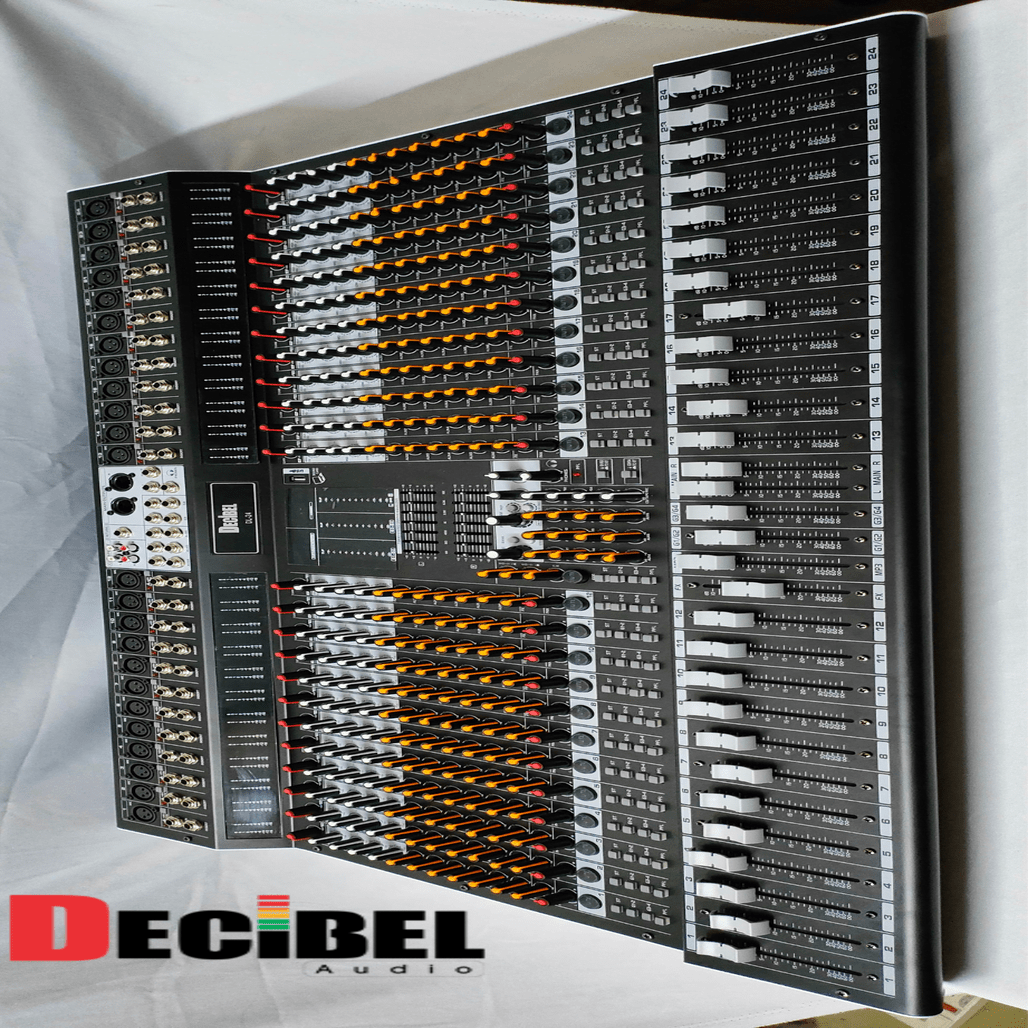 Decibel DL 24 24-Channel Powered Mixer DECIBEL main view audio equipment Kenya