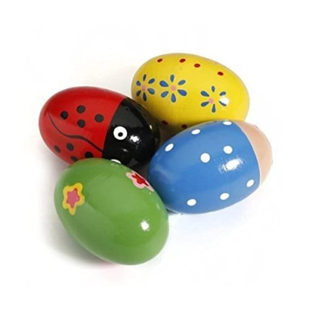 Egg Size Shaker Maracas UNIVERSAL Hard-Shell Impact Resistant Plastic Oval/Egg contoured for comfort main view audio equipment Kenya