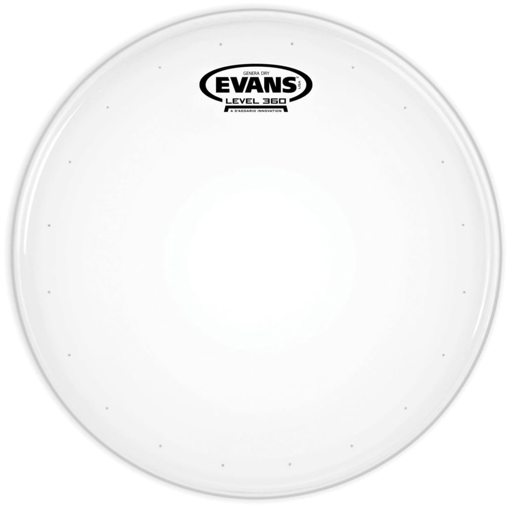 Evans 14-Inch G1 White Snare Drum Head EVANS Single-Ply 10mil film White Textured Coating main view audio equipment Kenya