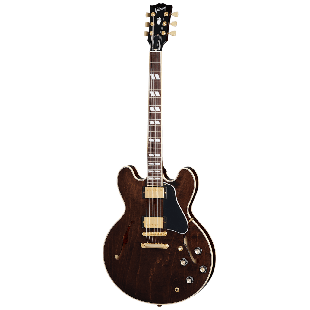 Gibson Hollow Body Jazz Guitar GIBSON Adjustable Floating Rosewood/Chrome Bridge Full Hollow Body Archtop main view audio equipment Kenya