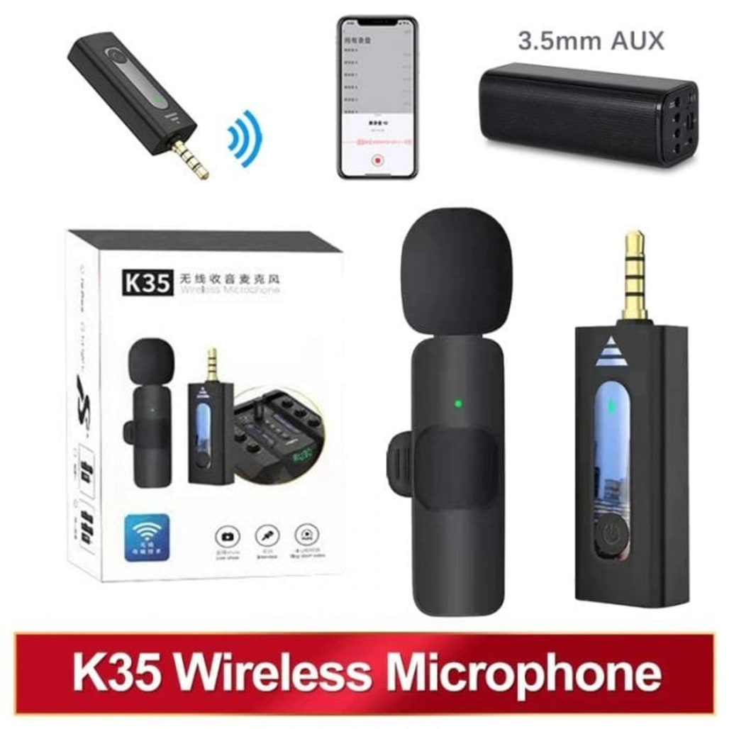 K35 Wireless Microphone for Phones & Laptops - Image 1
