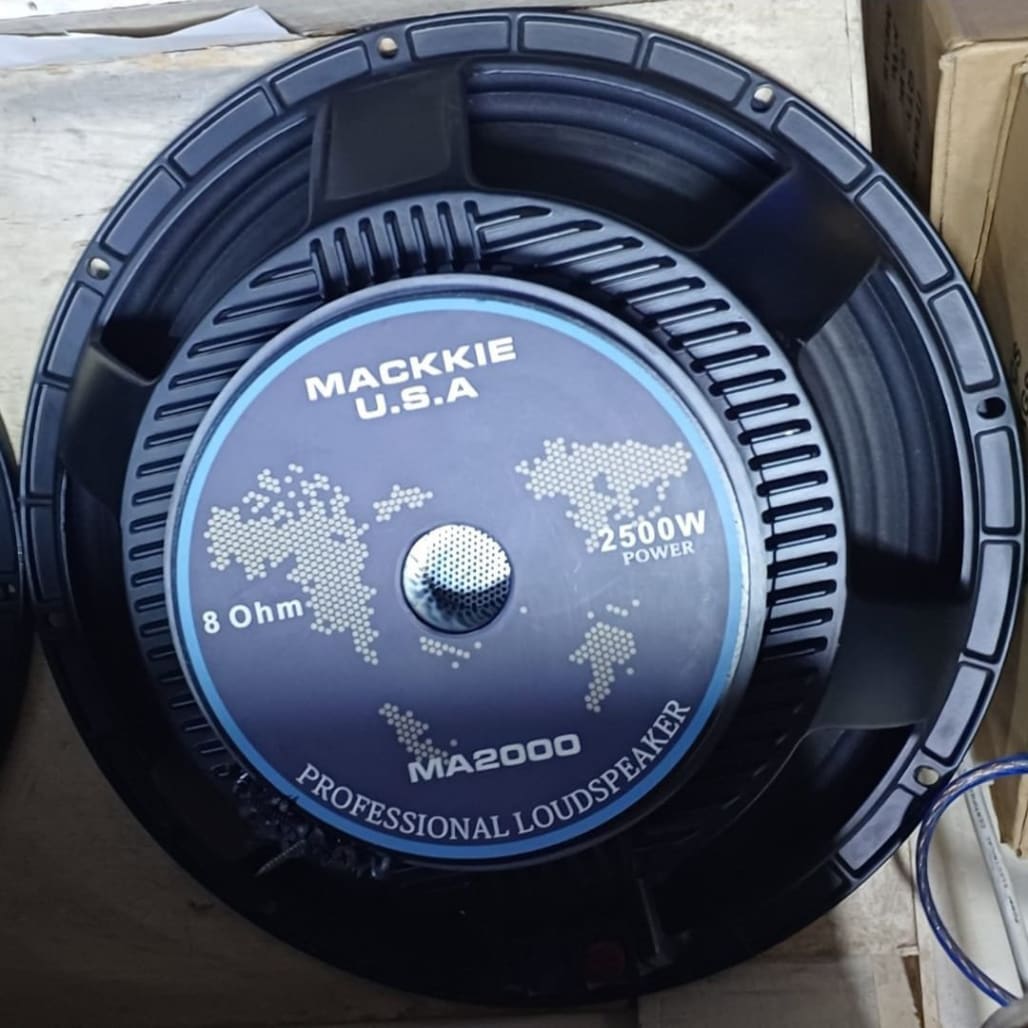 Mackie 15-Inch Naked Speaker Driver MACKIE High-Density Ferrite Structure Reinforced Paper with Cloth Surround main view audio equipment Kenya