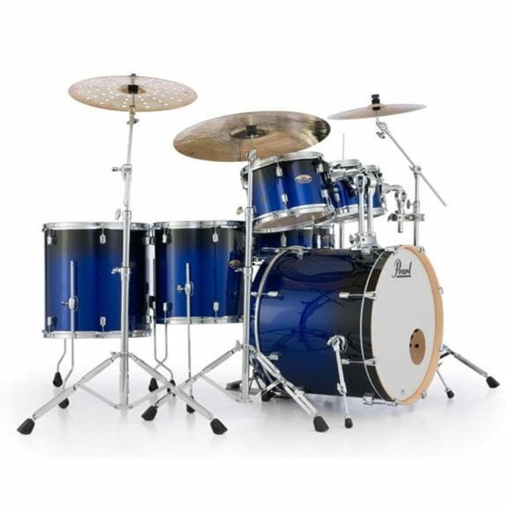 Pearl Decade Maple 5-Piece Professional Drum Kit PEARL Premium High-Gloss Lacquer Finishes main view audio equipment Kenya