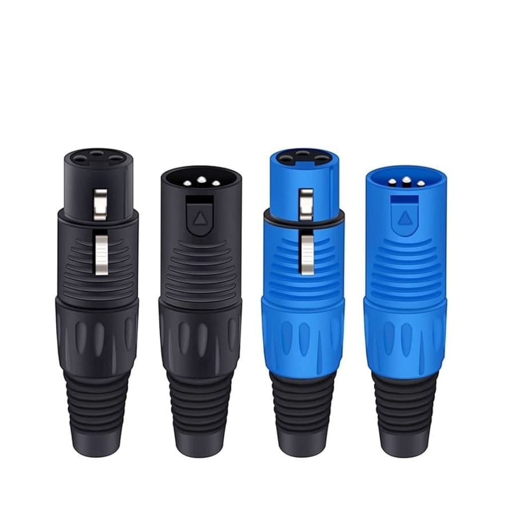 Music House 3-Pin Professional Plastic XLR Connector MUSIC HOUSE High-Impact Heat-Resistant ABS Plastic Internal Chuck-Style Cable Clamp main view audio equipment Kenya