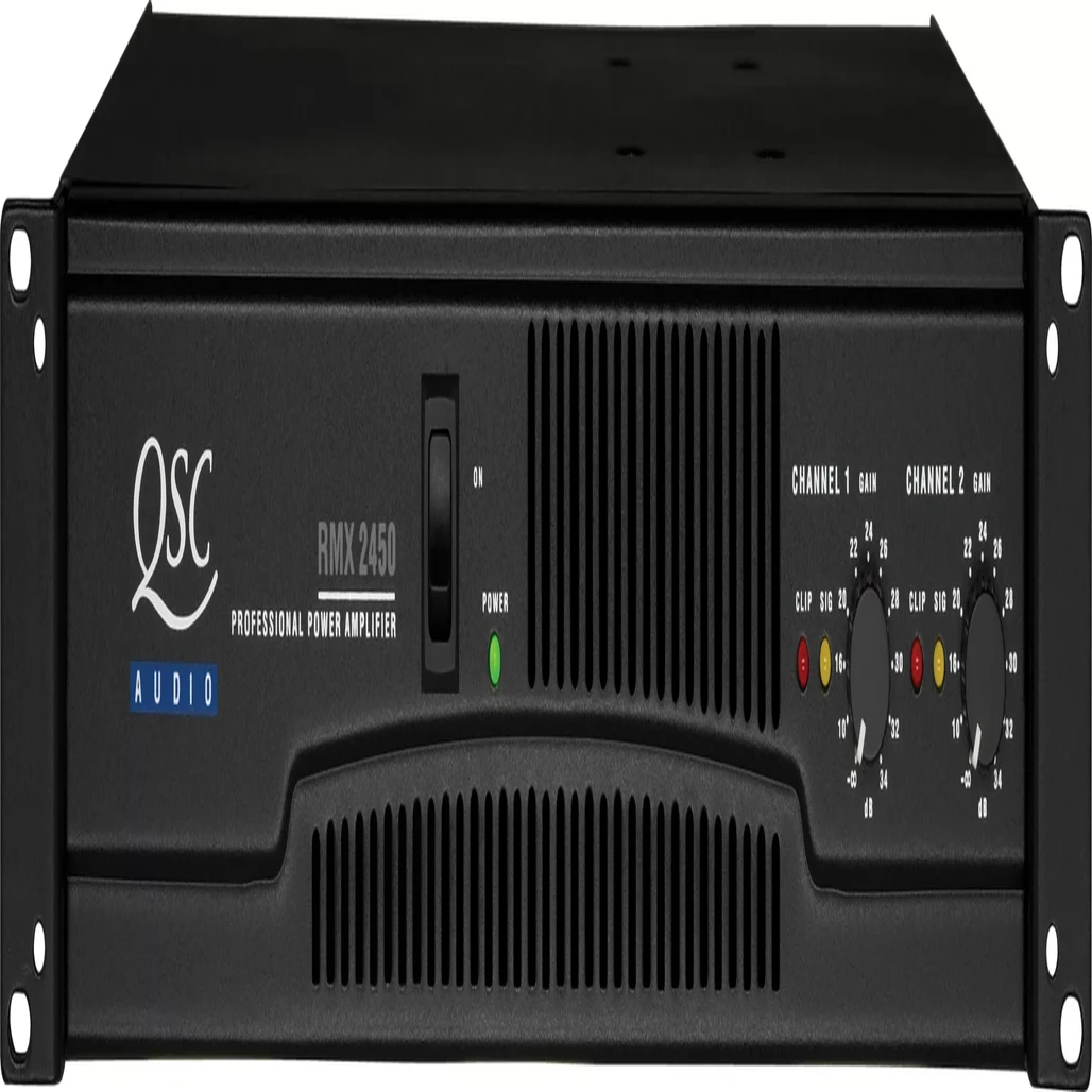 QSC RMX 2450 Professional Power Amplifier – 2400W Legend - Image 1